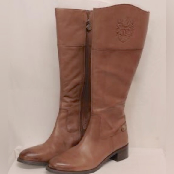 Ettienna Aigner Designer Leather Costa Riding Boots - Picture 1 of 7